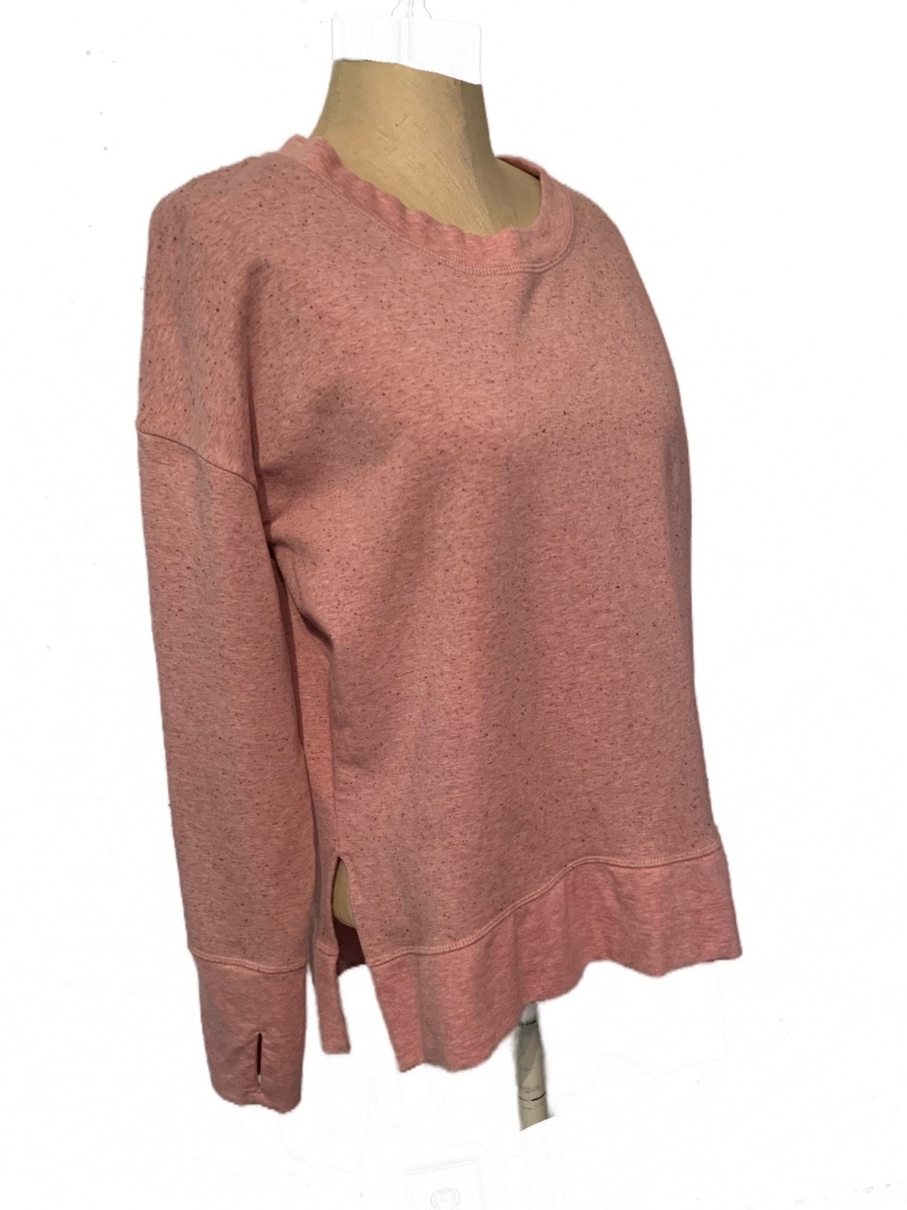 Athleta Balance Pullover Sweatshirt Victorian Berry Multi Nep